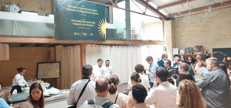 Vinaròs presenta a València amb un showcooking el Concurs de Cuina del Llagostí i les Jornades de Cuina