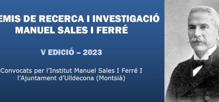 L’Institut Manuel Sales i Ferré d’Ulldecona convoca la 5a edició dels premis Manuel Sales i Ferré 