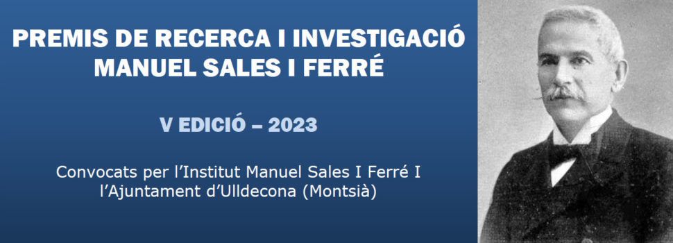 L’Institut Manuel Sales i Ferré d’Ulldecona convoca la 5a edició dels premis Manuel Sales i Ferré 