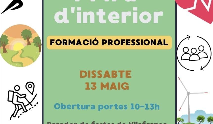 La Formació Professional i d’Adults es difon a Vilafranca amb la I Fira d’Interior