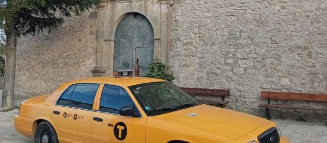 Un taxi de Nueva York en el pueblo con menos habitantes: Castell de Cabres