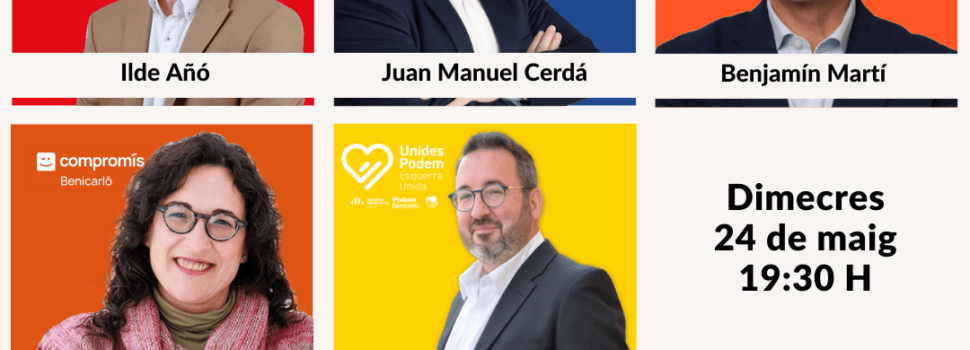 El dia 24, debat entre els set candidats de Benicarló
