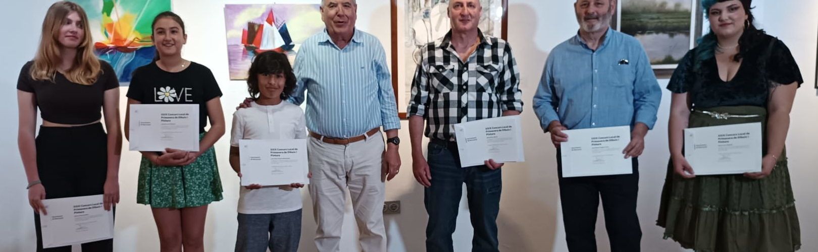 David Brau i Luis Omar Achour guanyen el Concurs de Primavera de Dibuix i Pintura