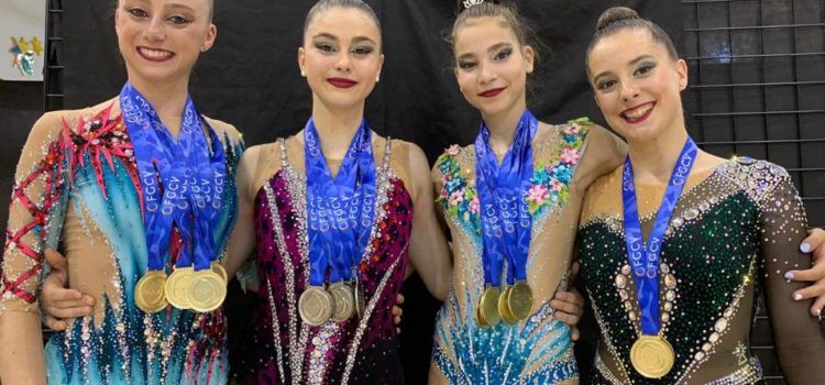 Más éxitos para las gimnastas y técnicos del Mabel Benicarló
