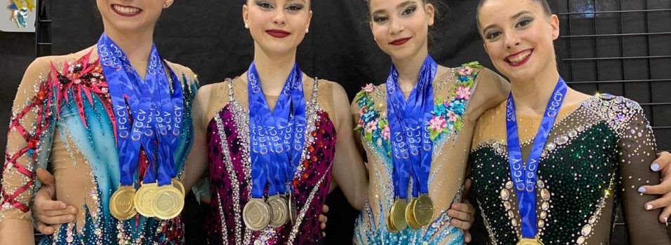 Más éxitos para las gimnastas y técnicos del Mabel Benicarló