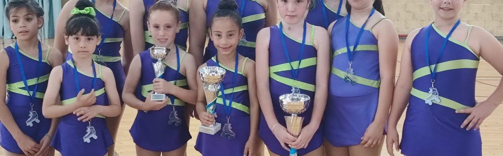 Las patinadoras de Vinaròs, en el III Trofeo vila de Mislata