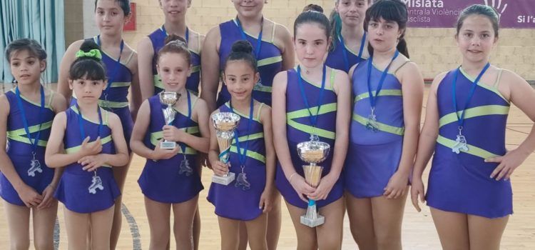 Las patinadoras de Vinaròs, en el III Trofeo vila de Mislata