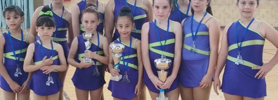 Las patinadoras de Vinaròs, en el III Trofeo vila de Mislata