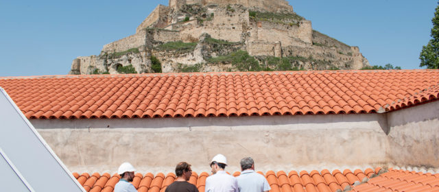 Visita a les obres de rehabilitació del Colomer Zurita de Morella