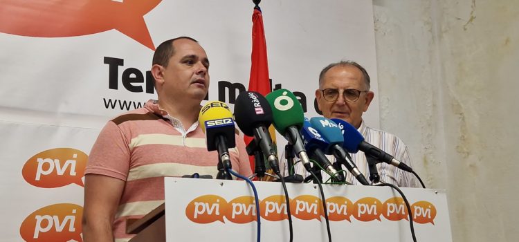 Roda de premsa del PVI sobre la decisió per al ple d’investidura