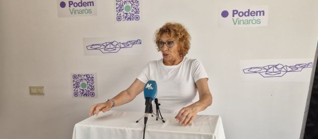 Roda de premsa de Podem Vinaròs després del ple de legislatura