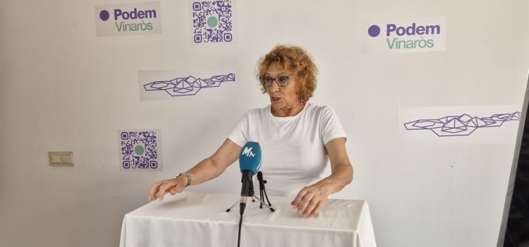 Roda de premsa de Podem Vinaròs després del ple de legislatura