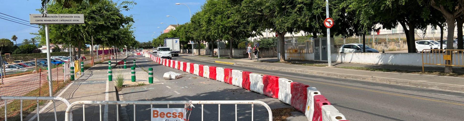 Canvis de circulació per les obres d’ampliació de l’institut José Vilaplana