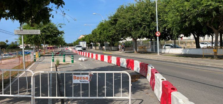 Canvis de circulació per les obres d’ampliació de l’institut José Vilaplana