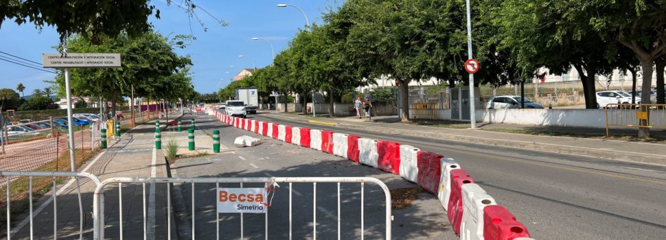 Canvis de circulació per les obres d’ampliació de l’institut José Vilaplana