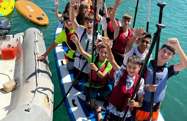 Activitats nàutiques en el port de Vinaròs amb l’alumnat de l’IES Leopoldo Querol