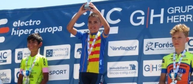 El vinarossenc Toni Carrasco revalida a Sant Jordi el títol de campió de les escoles de ciclisme de la Comunitat Valenciana