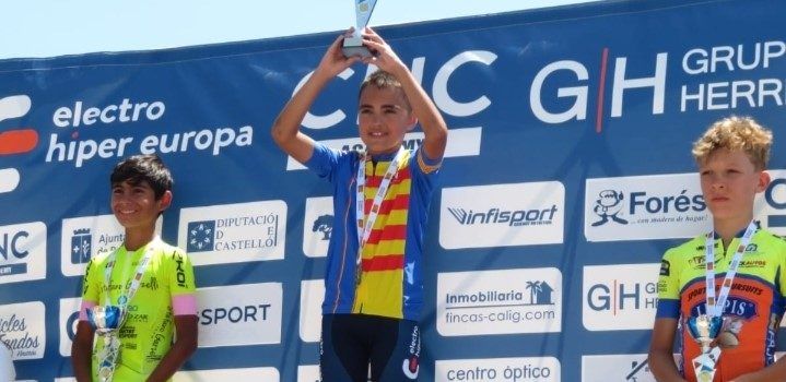 El vinarossenc Toni Carrasco revalida a Sant Jordi el títol de campió de les escoles de ciclisme de la Comunitat Valenciana
