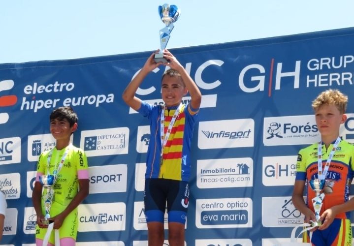 El vinarossenc Toni Carrasco revalida a Sant Jordi el títol de campió de les escoles de ciclisme de la Comunitat Valenciana