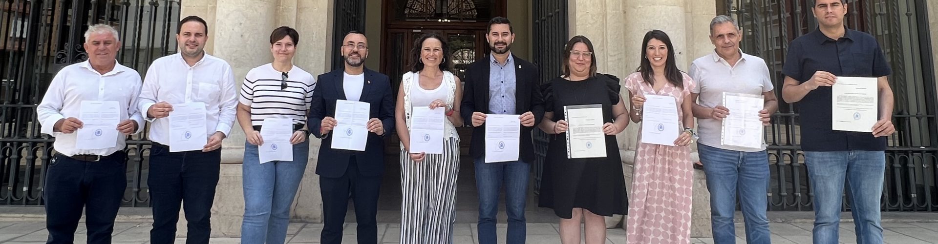 Ruth Sanz (Càlig) i Rhamsés Ripollés (Morella), acreditats com a membres de la Diputació de Castelló