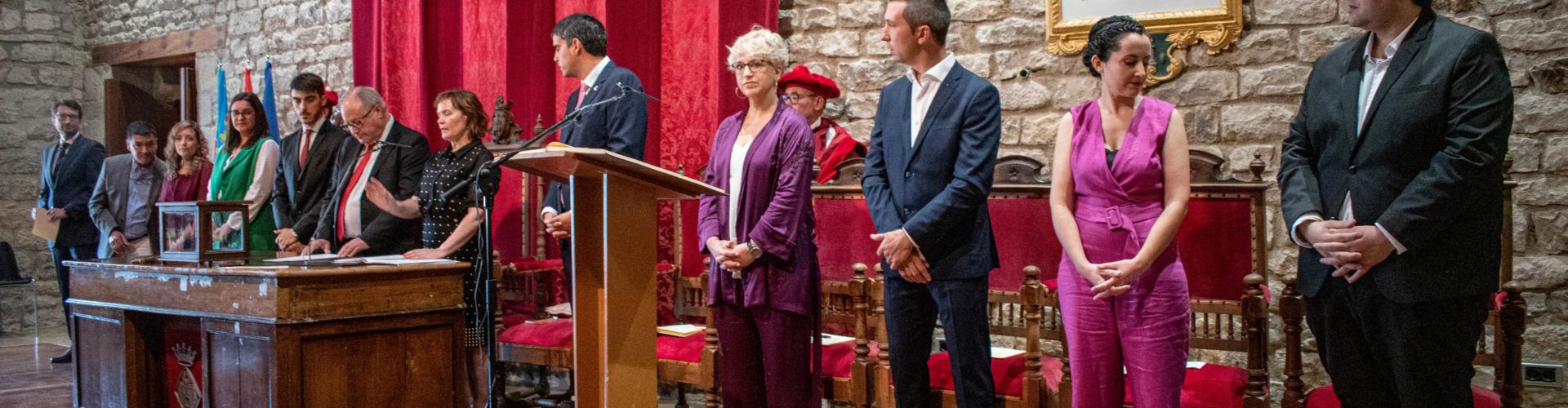 Bernabé Sangüesa pren possessió com a alcalde de Morella