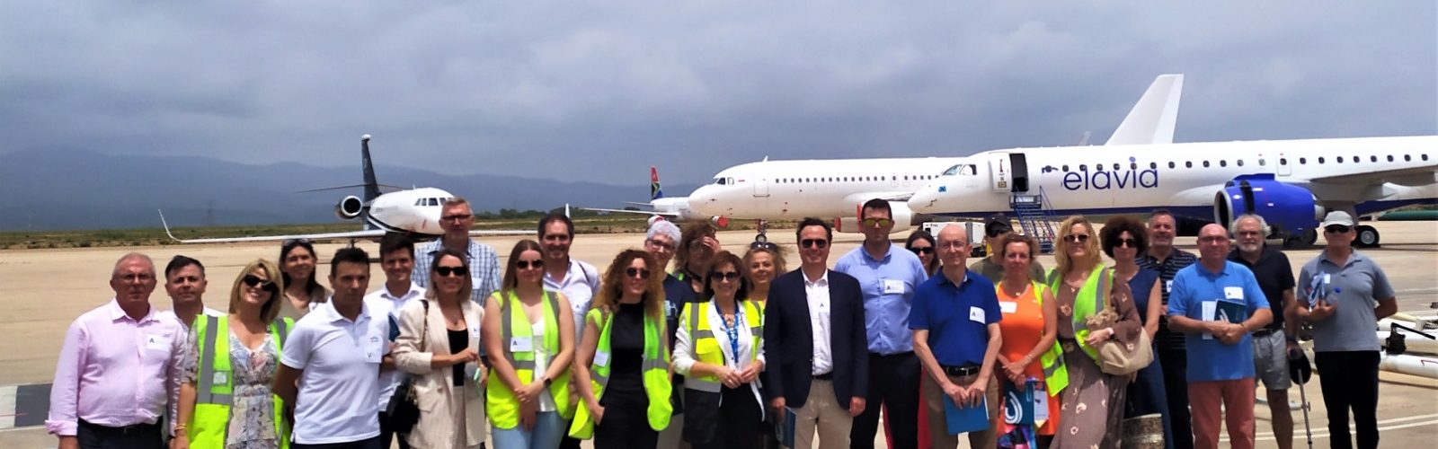 La EGM Abastos-Collet de Benicarló visita las instalaciones del Aeropuerto de Castellón