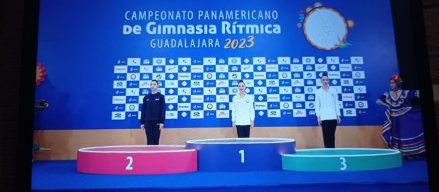 Amanda Bosch del Club Mabel de Benicarló, campeona panamericana júnior de gimnasia rítmica 2023