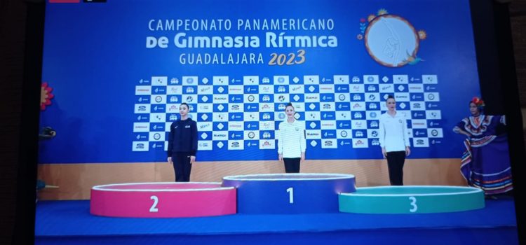 Amanda Bosch del Club Mabel de Benicarló, campeona panamericana júnior de gimnasia rítmica 2023
