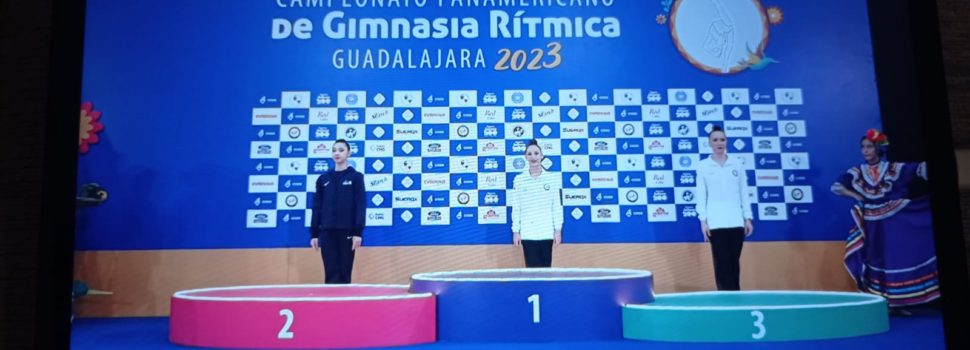 Amanda Bosch del Club Mabel de Benicarló, campeona panamericana júnior de gimnasia rítmica 2023