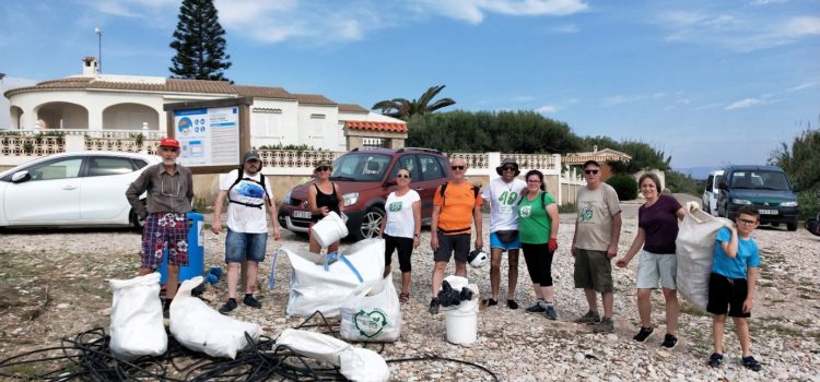 Apnal-EA recoge 200 kg. de residuos en la playa del Surrach de Benicarló