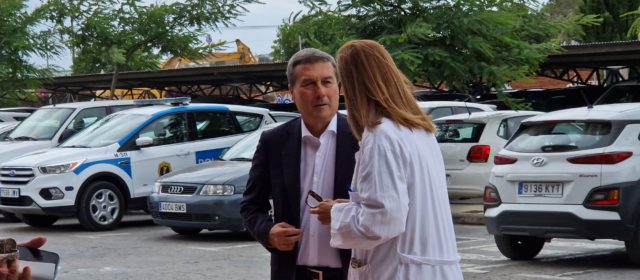 Primera visita a l’Hospital Comarcal de Vinaròs del nou conseller Marciano Gómez