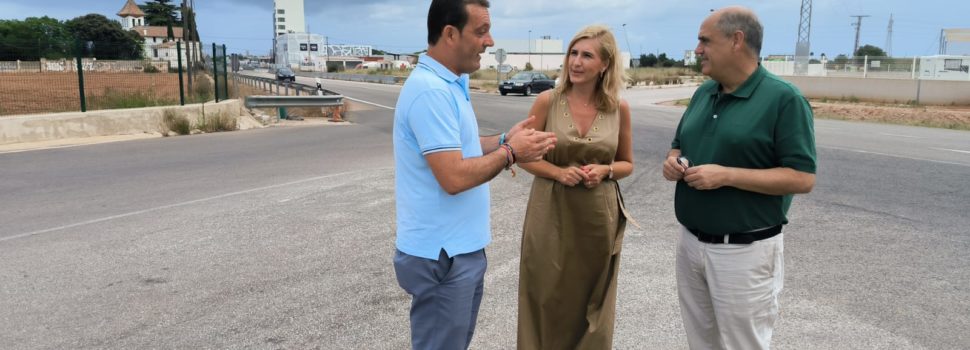 La Conselleria de Infraestructuras se compromete a acelerar la construcción de la rotonda de la Ratlla del Terme entre Peñíscola y Benicarló