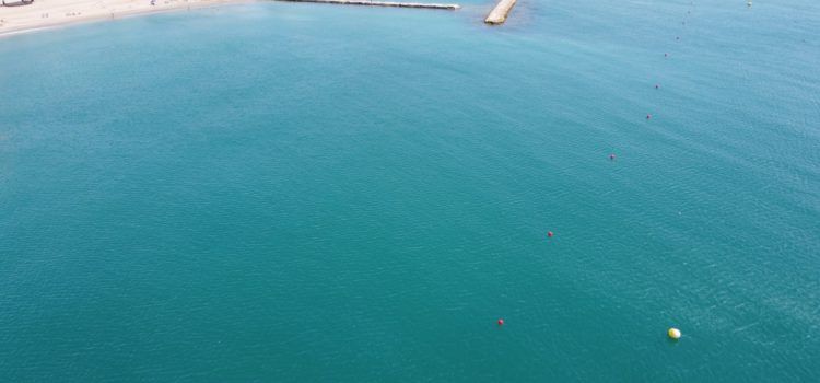 Turisme obre un canal de natació a la platja del Fortí
