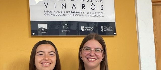 Elisa Sanz i Carla Segura, de La Alianza, premis extraordinaris d’ensenyament musical