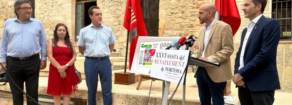 La Festa del Renaixement de Tortosa, en cinc milions de cupons de l’ONCE