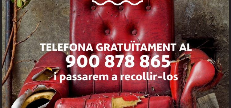 L’Ajuntament recorda a la ciutadania que disposa de un servei gratuït de recollida de voluminosos