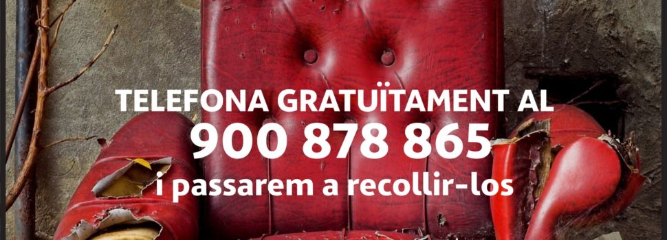 L’Ajuntament recorda a la ciutadania que disposa de un servei gratuït de recollida de voluminosos