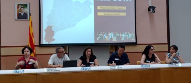 Presentació dels projectes ebrencs a les jornades de treball de l’Agència d’Atenció Integrada Salut i Social