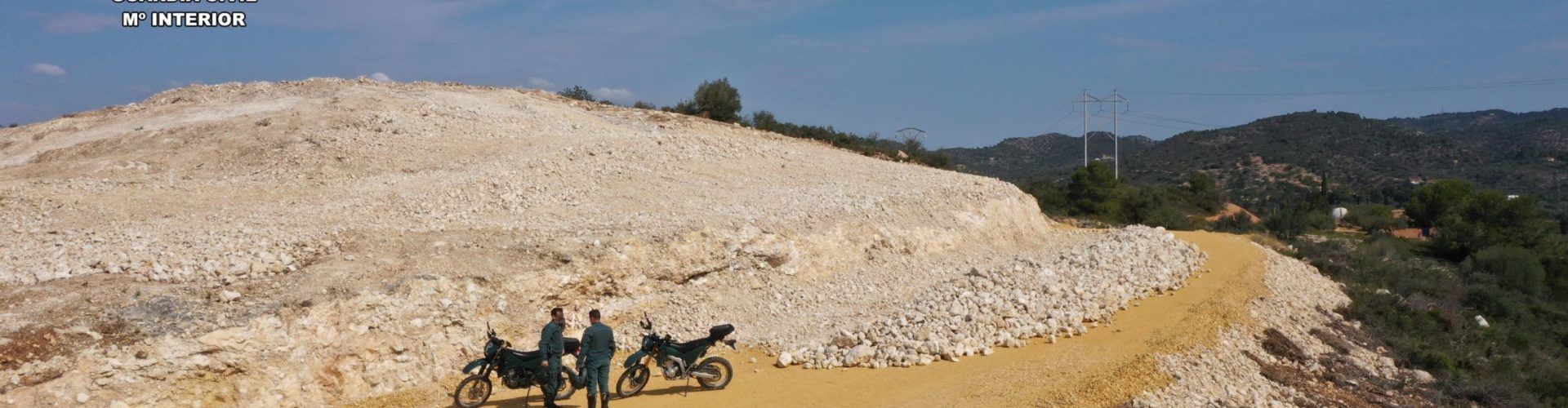El SEPRONA controla la deforestación de palmito en trabajos de un terreno de Tortosa donde estaba siendo eliminado sin control alguno