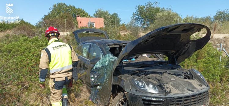 Accidente en la AP7, a su paso por Vinaròs