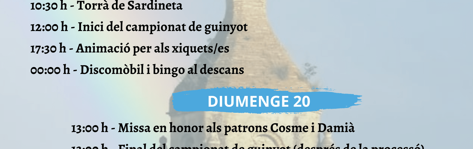 Palanques viurà les seues festes patronals del 17 al 21 d’agost