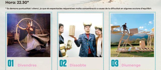 Torna el Festival Vinaròs Arts Escèniques amb la proposta de circ Arrisc-ARTE