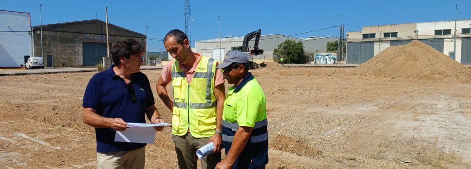 Benicarló comença les obres de construcció d’un pàrquing per a vehicles pesats al Collet