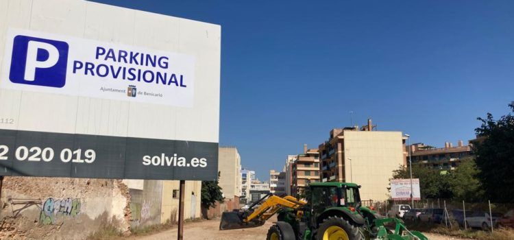L’Ajuntament habilita un pàrquing provisional a l’avinguda del Marqués de Benicarló