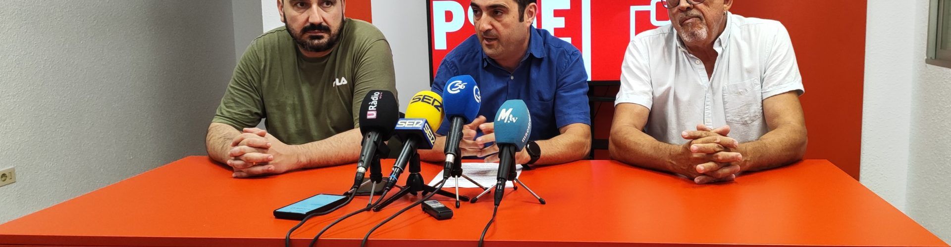 Roda de premsa del PSPV PSOE Vinaròs, rere el polèmic ple