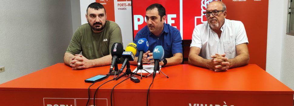 Roda de premsa del PSPV PSOE Vinaròs, rere el polèmic ple