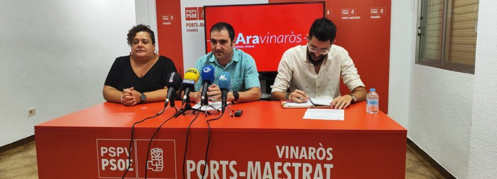 Roda de premsa del PSPV-PSOE rere el passat ple extraordinari