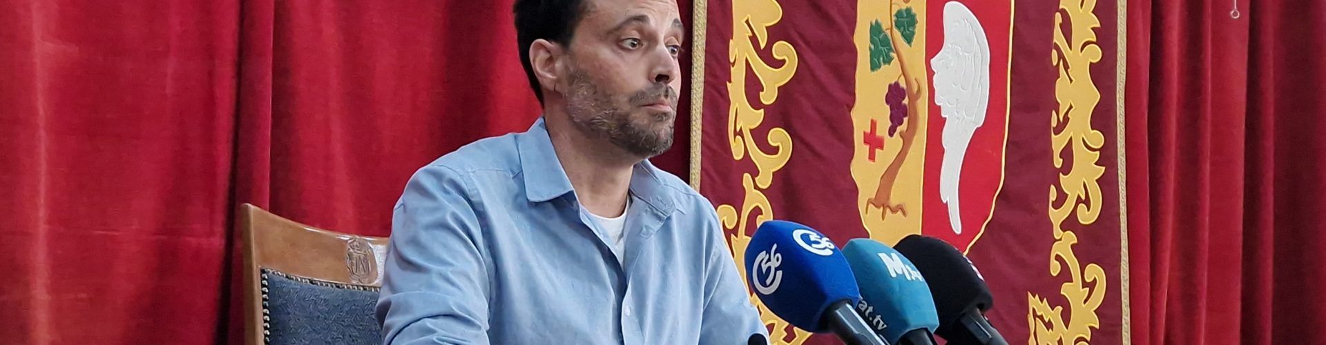 Roda de premsa de l’alcalde Guillem Alsina sobre el cas de la ferralla