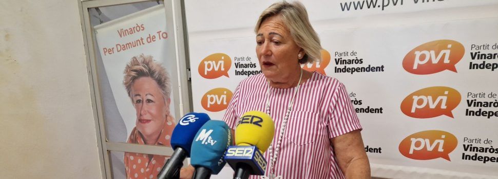 Roda de premsa del PVI (M.Dolores Miralles) sobre els fons EDUSI