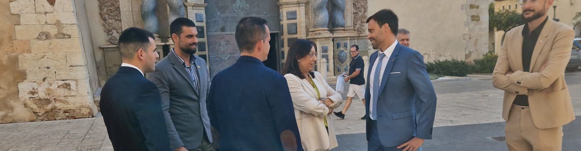 La presidenta de les Corts Llanos Massó visita Vinaròs